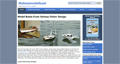 Desktop Screenshot of makeamodelboat.com