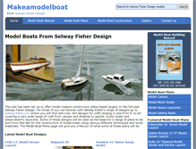 Tablet Screenshot of makeamodelboat.com